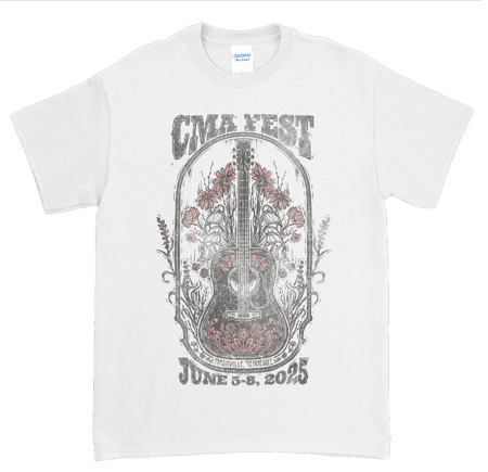 CMA Fest Folk Guitar T-Shirt