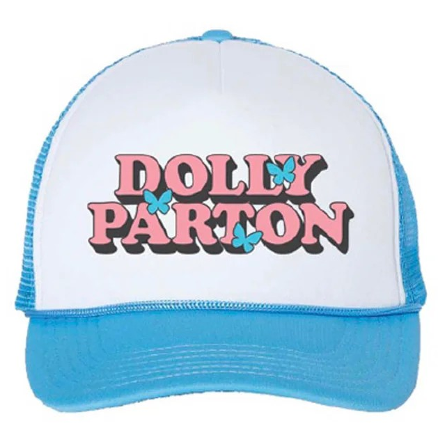 Dolly Parton Blue Foam Trucker Hat