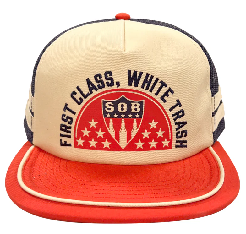 Category 10 First Class White Trash Hat