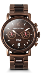 Original Grain Ryman Chrono 44MM Stage Wood Watch