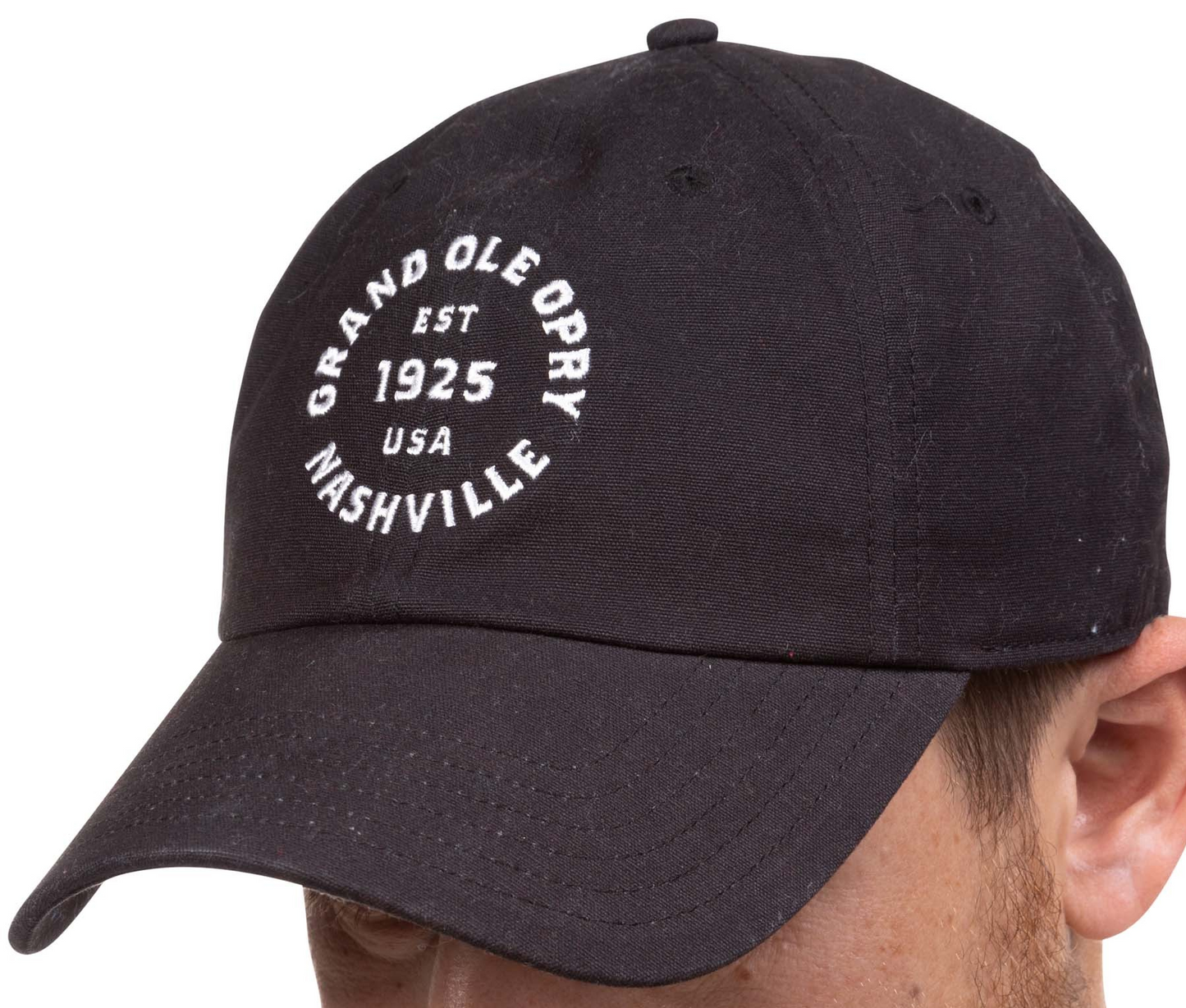 Opry Black Canvas Hat