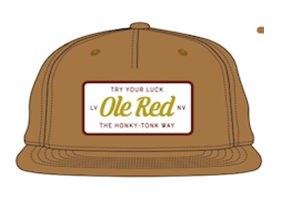 Ole Red Vegas Try Your Luck Patch Hat