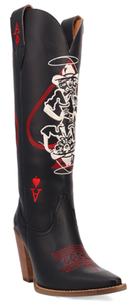Ace of Spades Dingo Leather Boot