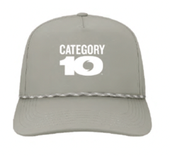 Category 10 Stacked Logo Performance Hat
