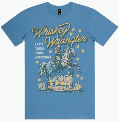 Cowboys + Cocktails Whiskey Wrangler T-Shirt