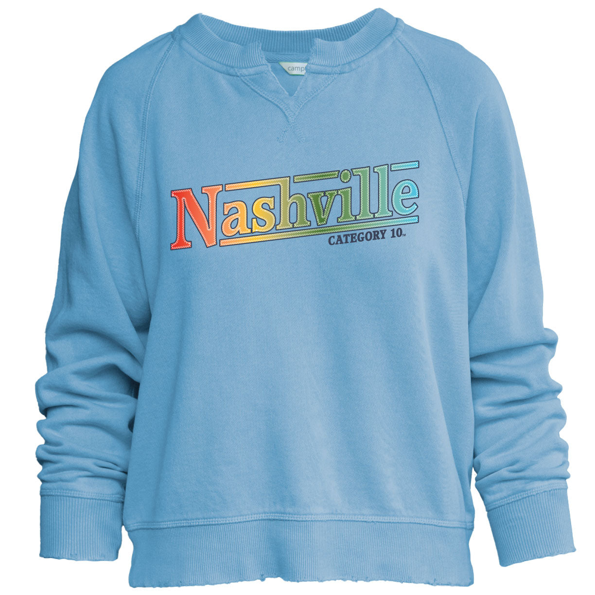 Category 10 Nashville Gradient Women's Crew