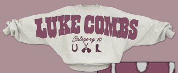 Category 10 Luke Combs Oversized Crew