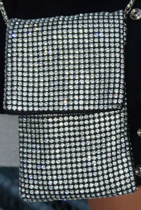Daniel Diamond Rhinestone Stadium Bag