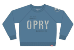 Opry Womens Aslyn French Terry Crewneck Sweatshirt