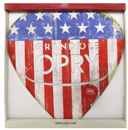 Opry Americana Guitar Pick Metal Plaque
