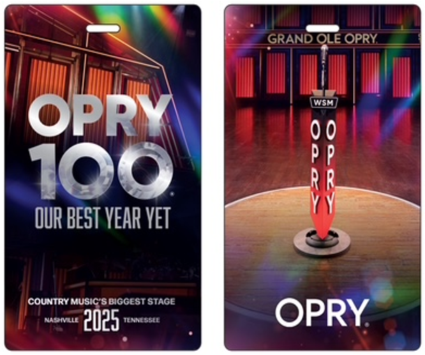 Opry 100 Commemorative Foil Ticket