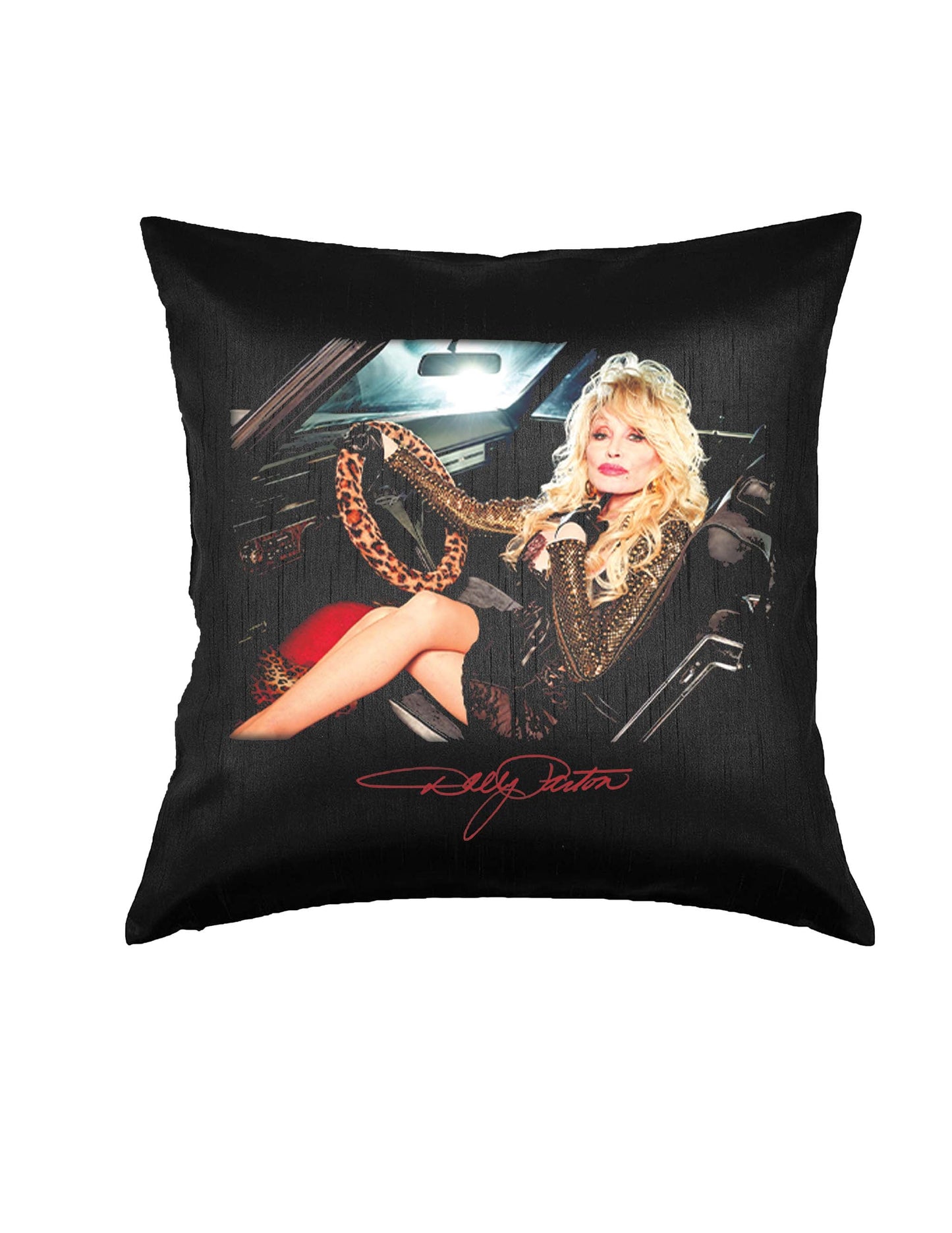 Dolly Parton Rockstar Throw Pillow