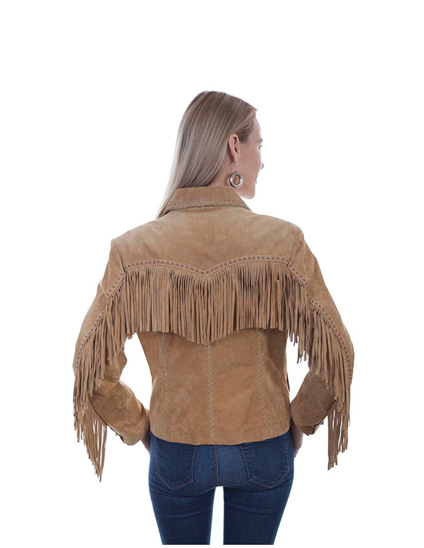 Suede Fringe Jacket