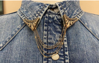 Lainey Wilson Chain Collar Clip Gold