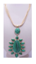 Lainey Wilson Stone Pendant Necklace Turquoise