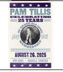 Pam Tillis Post Show Poster 08-26-25