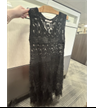 Crochet and Tulle Cardigan Vest