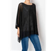 Chiffon Tunic Top With Sparkle Tank