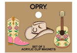 Opry Acrylic Clip Magnet Set