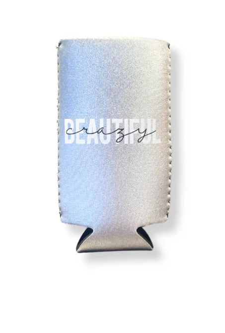 Category 10 Beautiful Crazy Metallic Slim Can Cooler