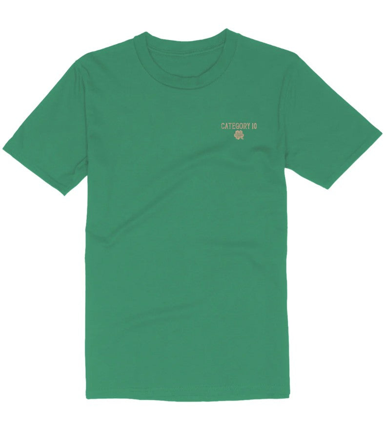 Category 10 Lucky Five Leaf Clover T-Shirt