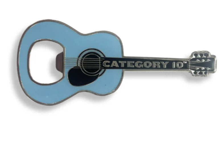 Category 10 Guitar Bottle Opener Magnet