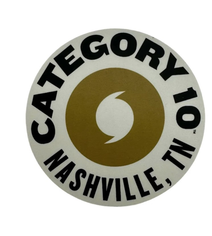 Category 10 Nashville Logo Decal