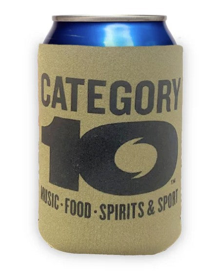 Category 10 Logo Can Cooler