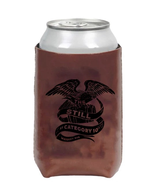 Category 10 The Still Faux Leather Can Cooler