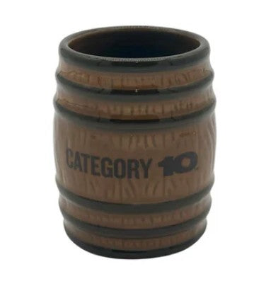 Category 10 Whiskey Barrel Shot Glass