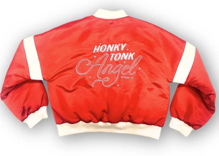 Category 10 Honky Tonk Angel Red Satin Jacket