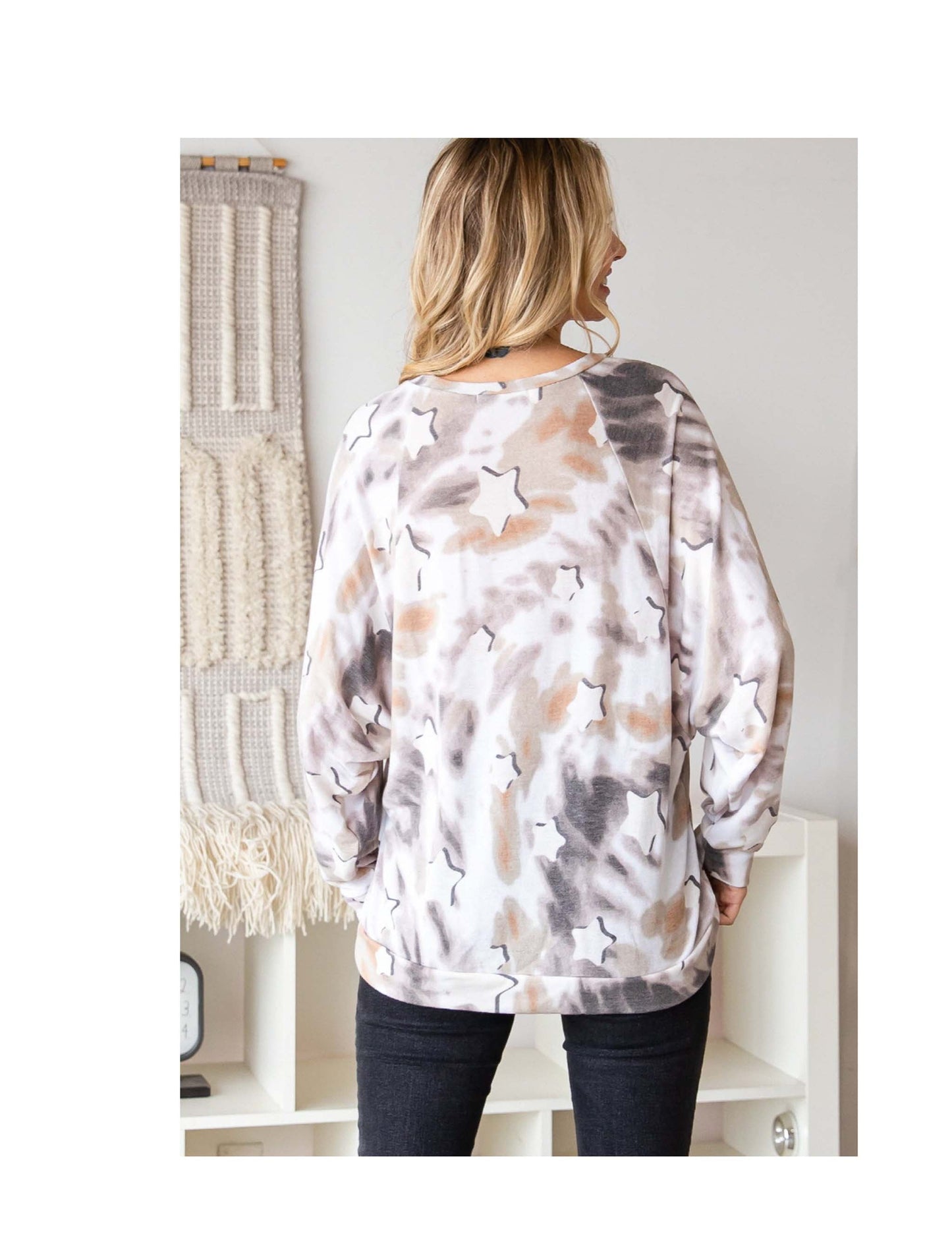 Tie Dye Star Blouse