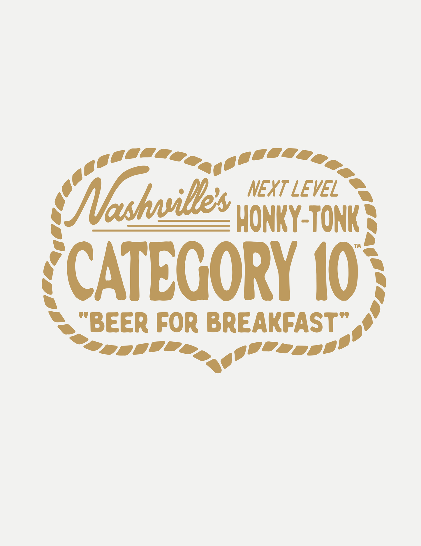 Category 10 Nashville Beer For Breakfast Ribbed Women's Tank