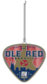 Ole Red Nashville Guitar Pick Stained Glass Ornament