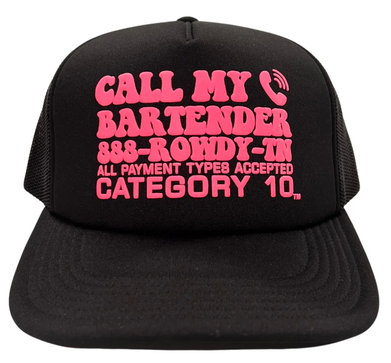 Category 10 Call Your Bartender Hat