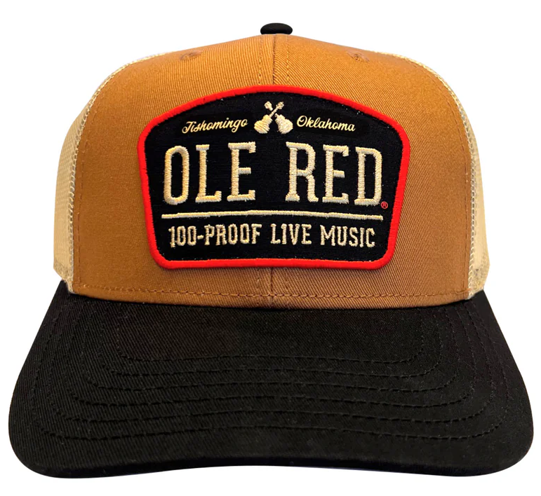 Ole Red Tishomingo 100 Proof Live Music Tri-Color Hat