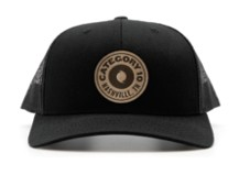 Category 10 Nashville Genuine Leather Patch Trucker Hat