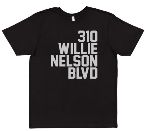 310 Willie Nelson Blvd T-Shirt