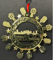 Opry 100 Years of Music Skyline Snowflake Ornament