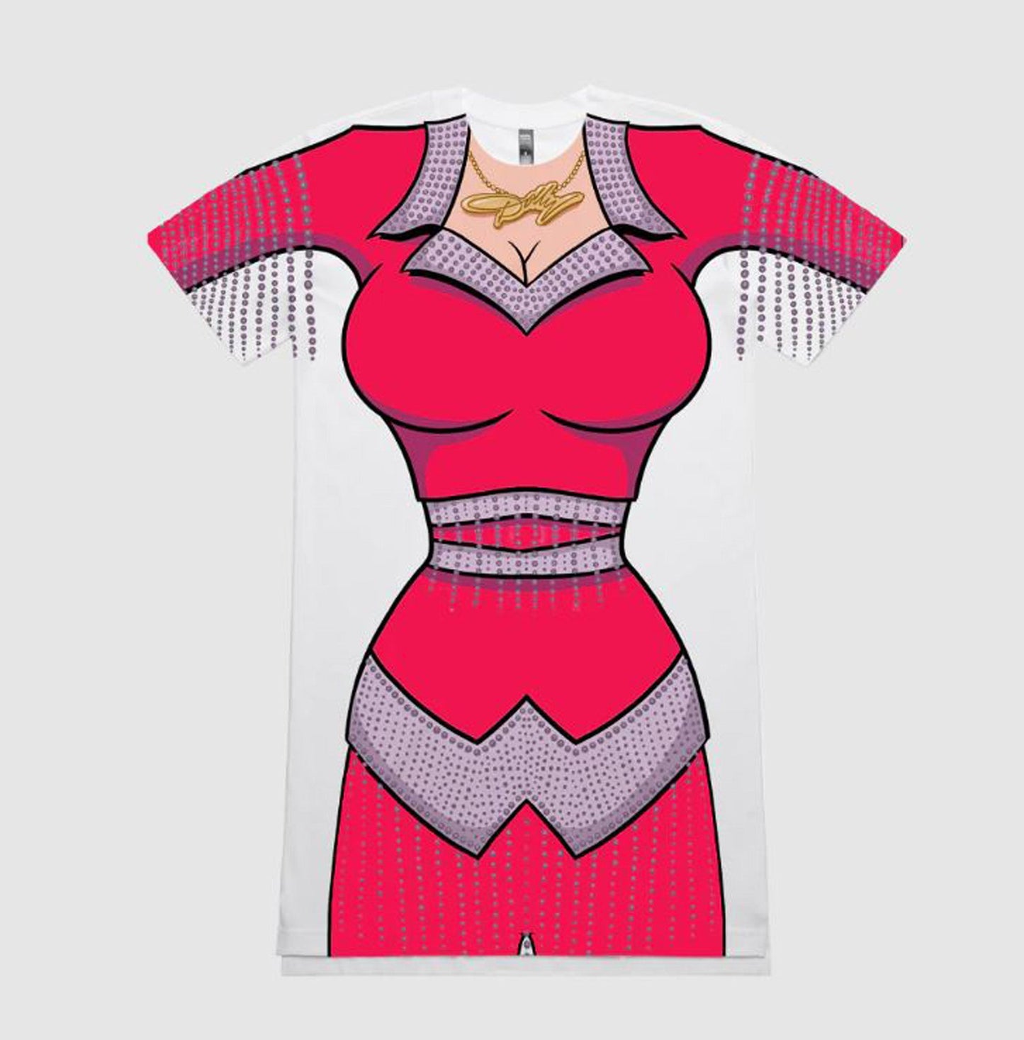 Dolly Parton Silhouette Beach Coverup