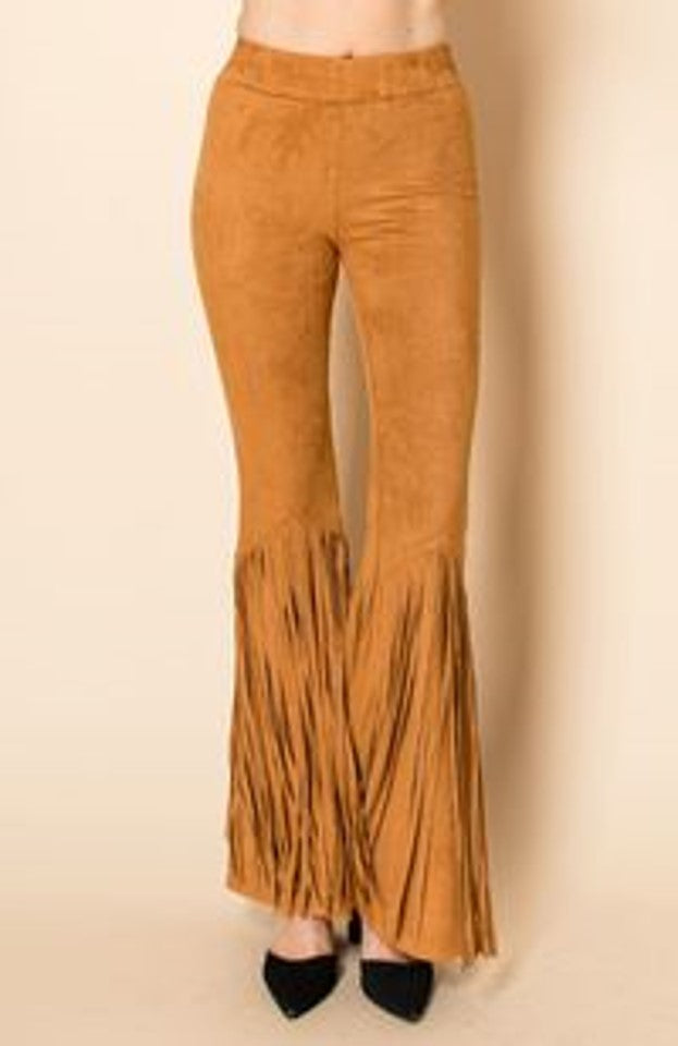 Fringe Bell Bottom Pants