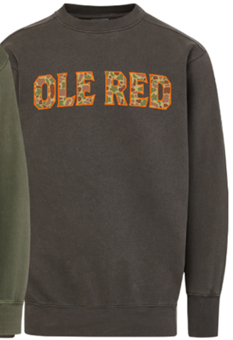 Ole Red Outfitters Duck Camo Crew