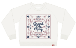 Opry 100 Bandana Americana Crew Sweatshirt