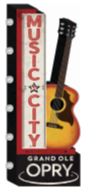 Opry Music City Marquee Sign