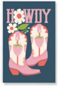 Howdy Strawberry Boots Notebook