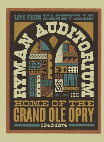 Ryman 100 Years Grand Ole Opry Poster
