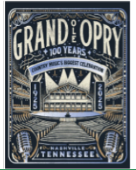 Opry 100 Milestone Holographic Poster