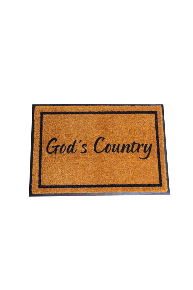 God's Country Coir Doormat