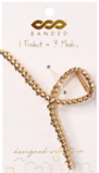 Gold Rope Lasso Claw Clip