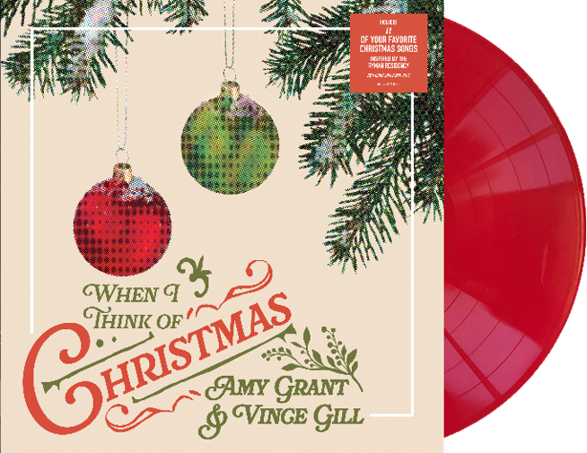 Amy Grant & Vince Gill When I Think of Christmas Limited Edition (Red LP)